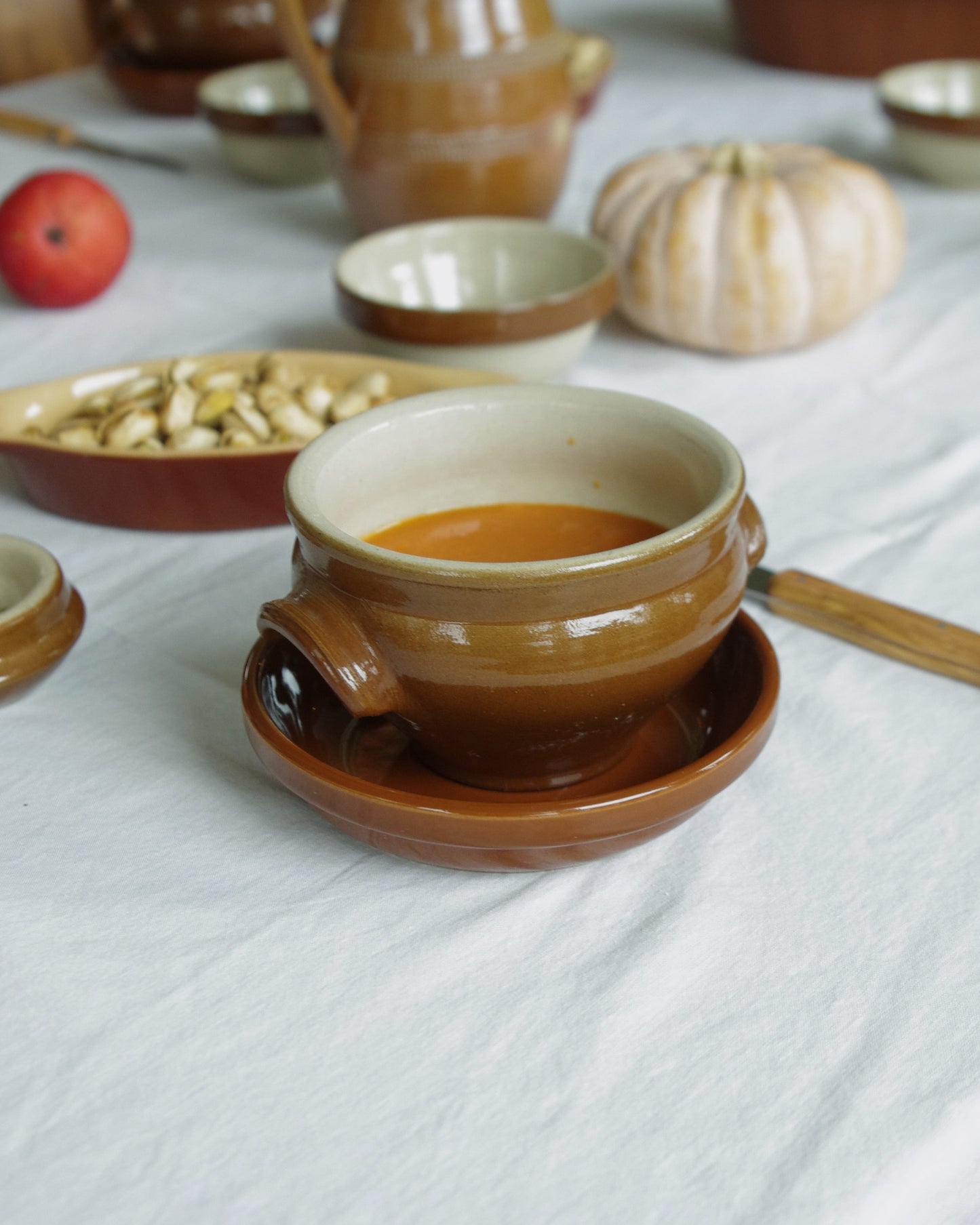 Poterie Renault Crème Brulee (0.25 L) -BROWN