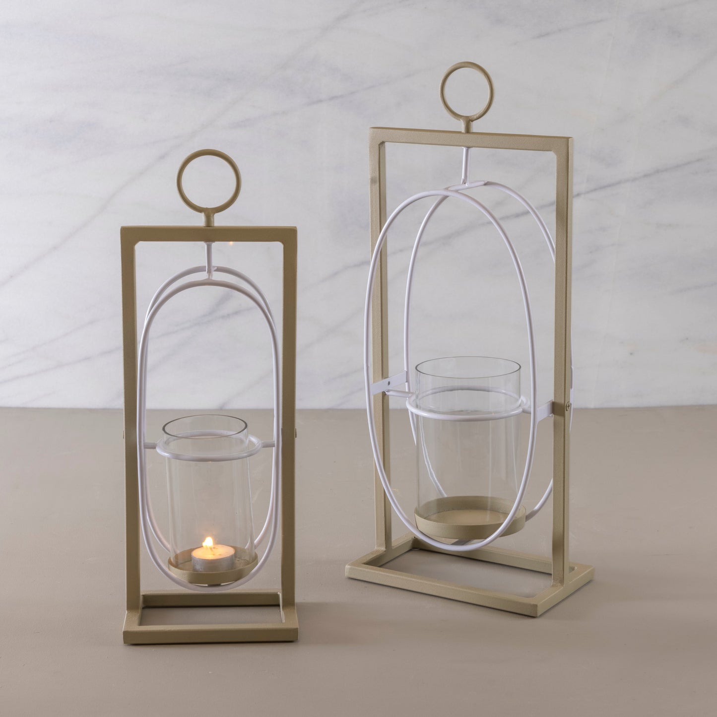 Easton Large Lantern, Dove