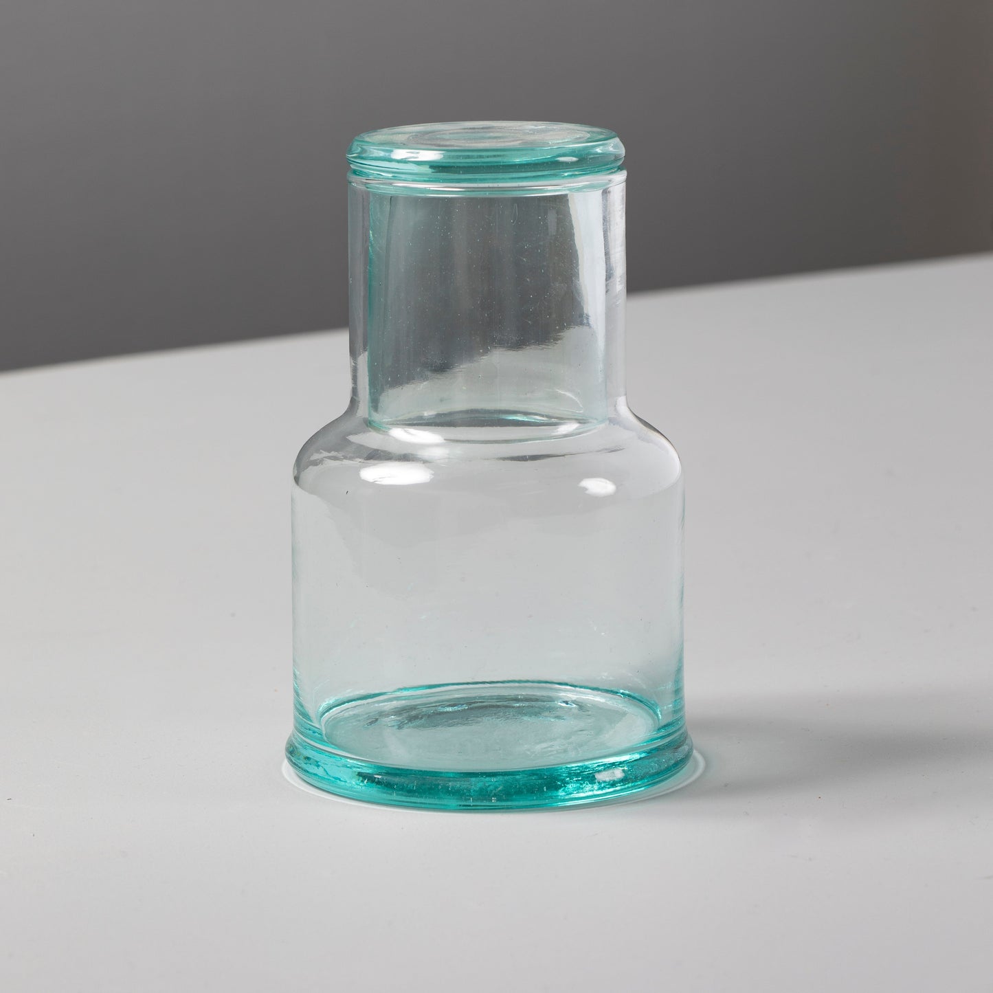 Premium Recycled Glass Bedside Carafe & Tumbler Set