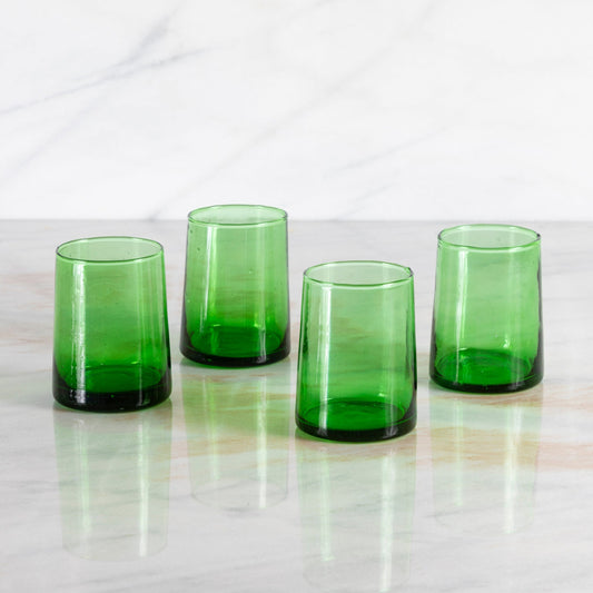 Recycled Cone Glass, Green