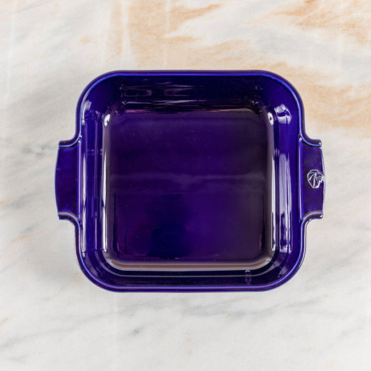 Peugeot Appolia Ceramic 11" Square Baker, Deep Blue