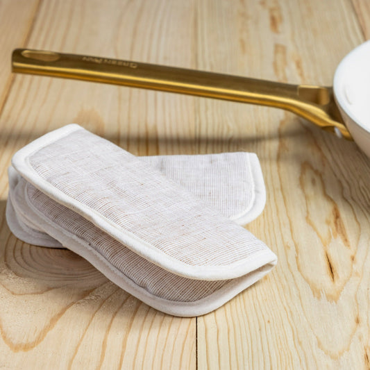 Carmela Pot Holders, Set of 2, Caramel