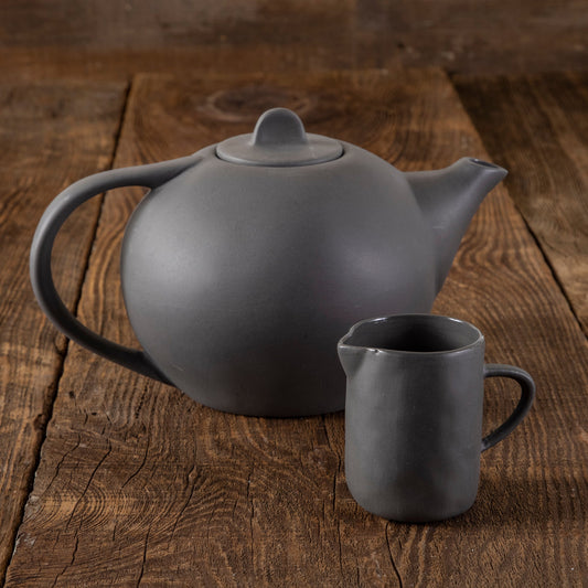 Tam Stoneware Tea Pot, Slate