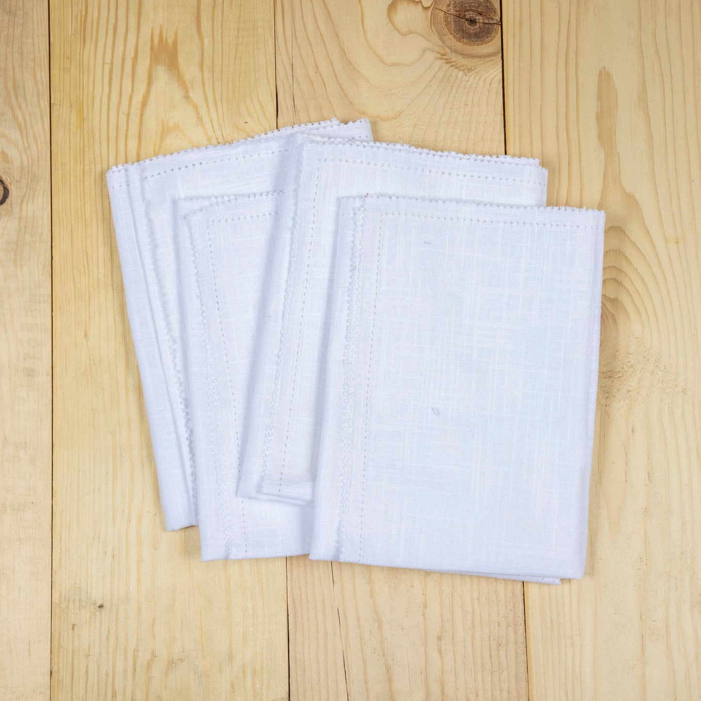 Hudson Napkins Set of 4, White