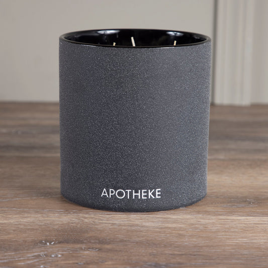 Apotheke Concrete 4-Wick Candle, Charcoal
