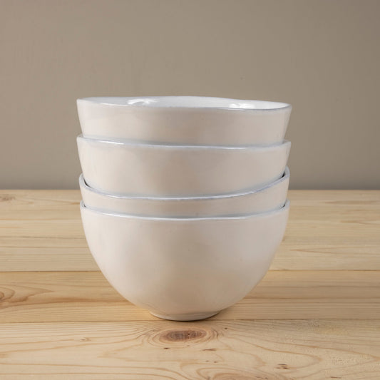 Livia Soup / Cereal Bowl, White, Set of 6