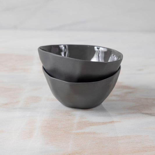 Tam Stoneware Pinch Bowl, Slate