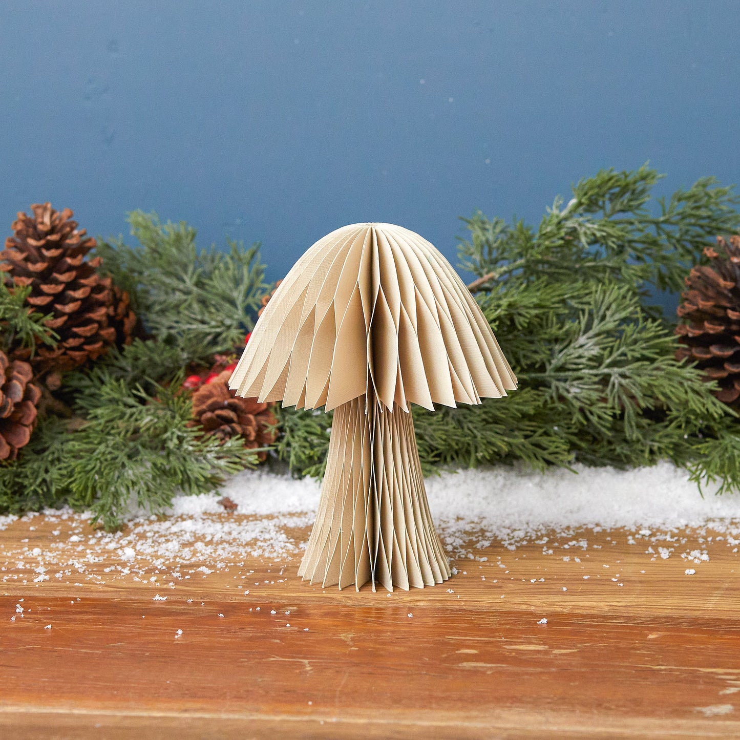 Recycled Paper Toadstool Mushroom