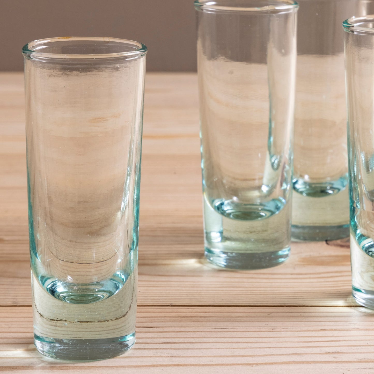 Premium Recycled Glass Shot Glass, Set of 4