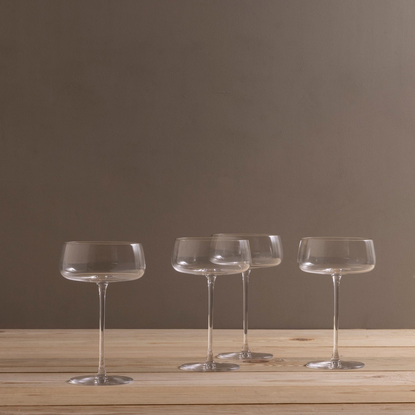 Metropolitan Champagne Saucer, Set of 4