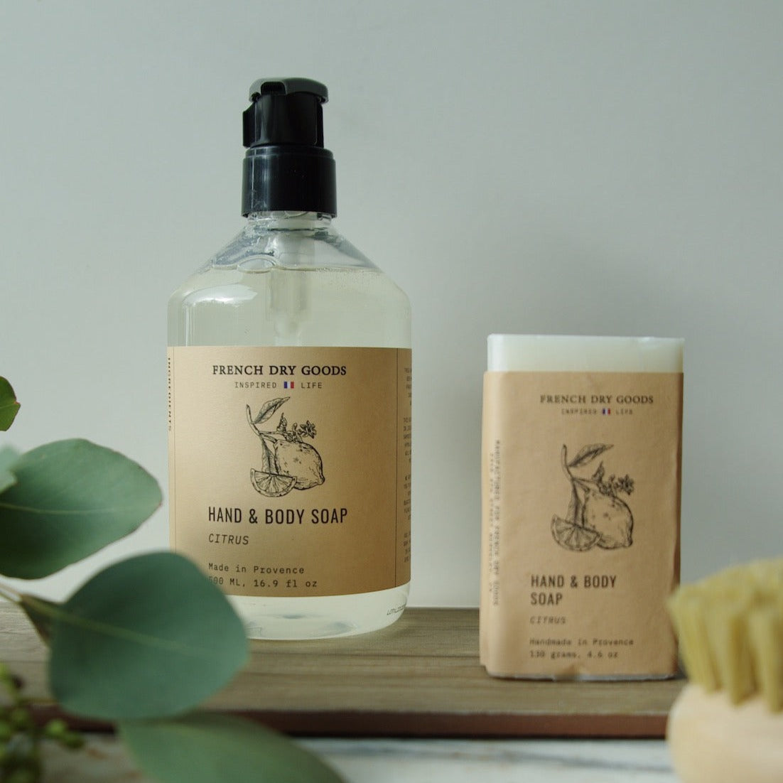 French Dry Goods Liquid Hand & Body Soap--Citrus (500 ML)