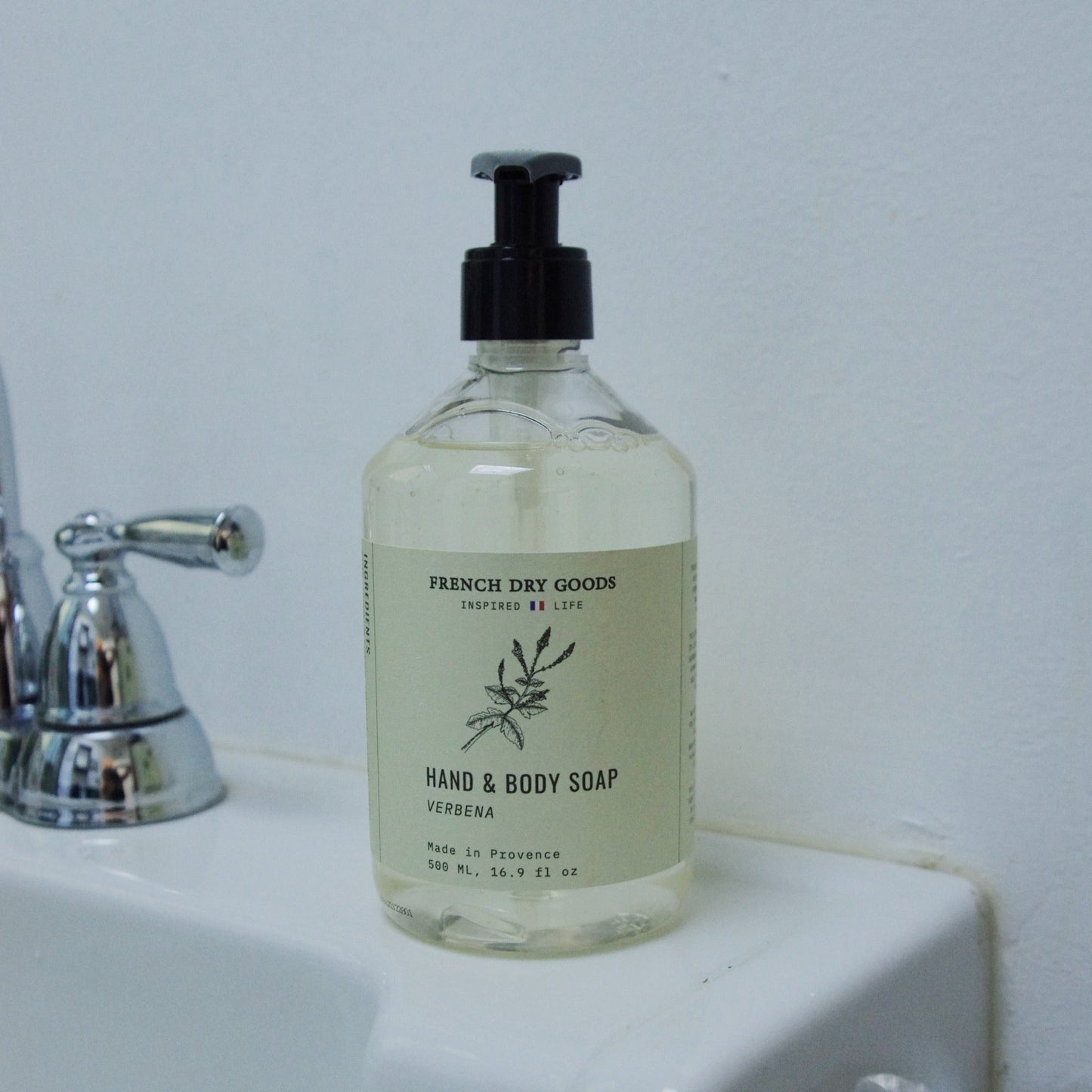 French Dry Goods Liquid Hand & Body Soap--Verbena (500 ML)