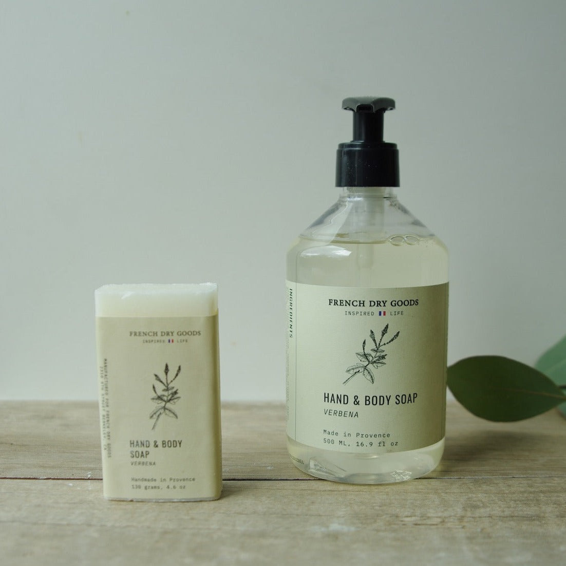 French Dry Goods Liquid Hand & Body Soap--Verbena (500 ML)