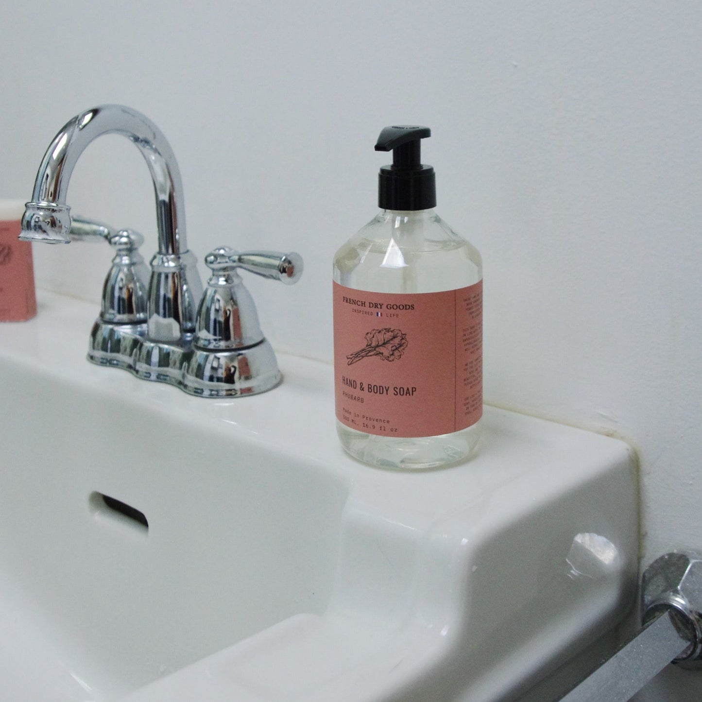 French Dry Goods Liquid Hand & Body Soap--Rhubarb (500 ML)