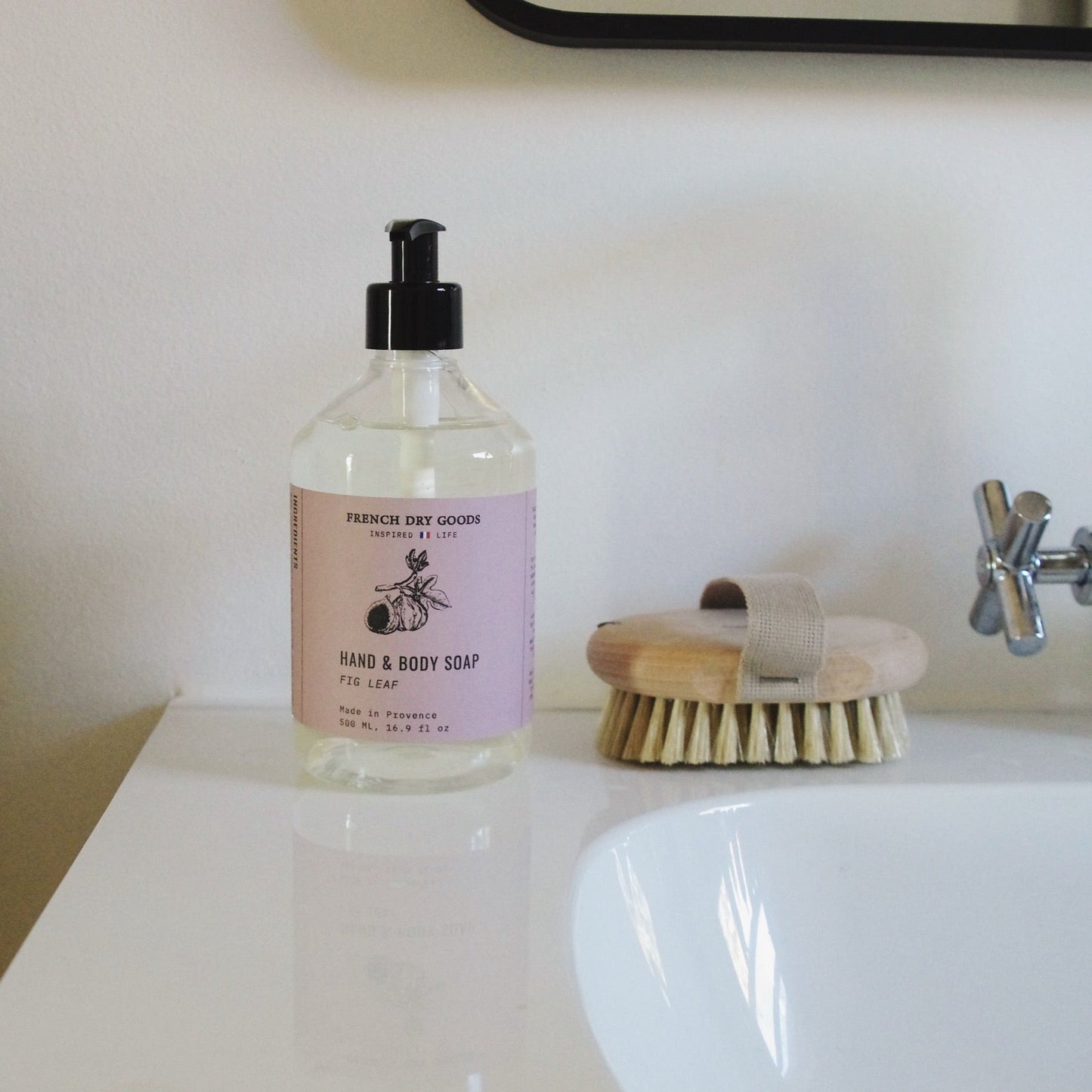 French Dry Goods Liquid Hand & Body Soap--Fig Leaf (500 ML)