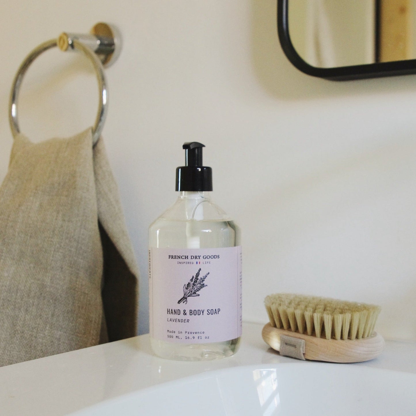 French Dry Goods Liquid Hand & Body Soap--Lavender (500 ML)
