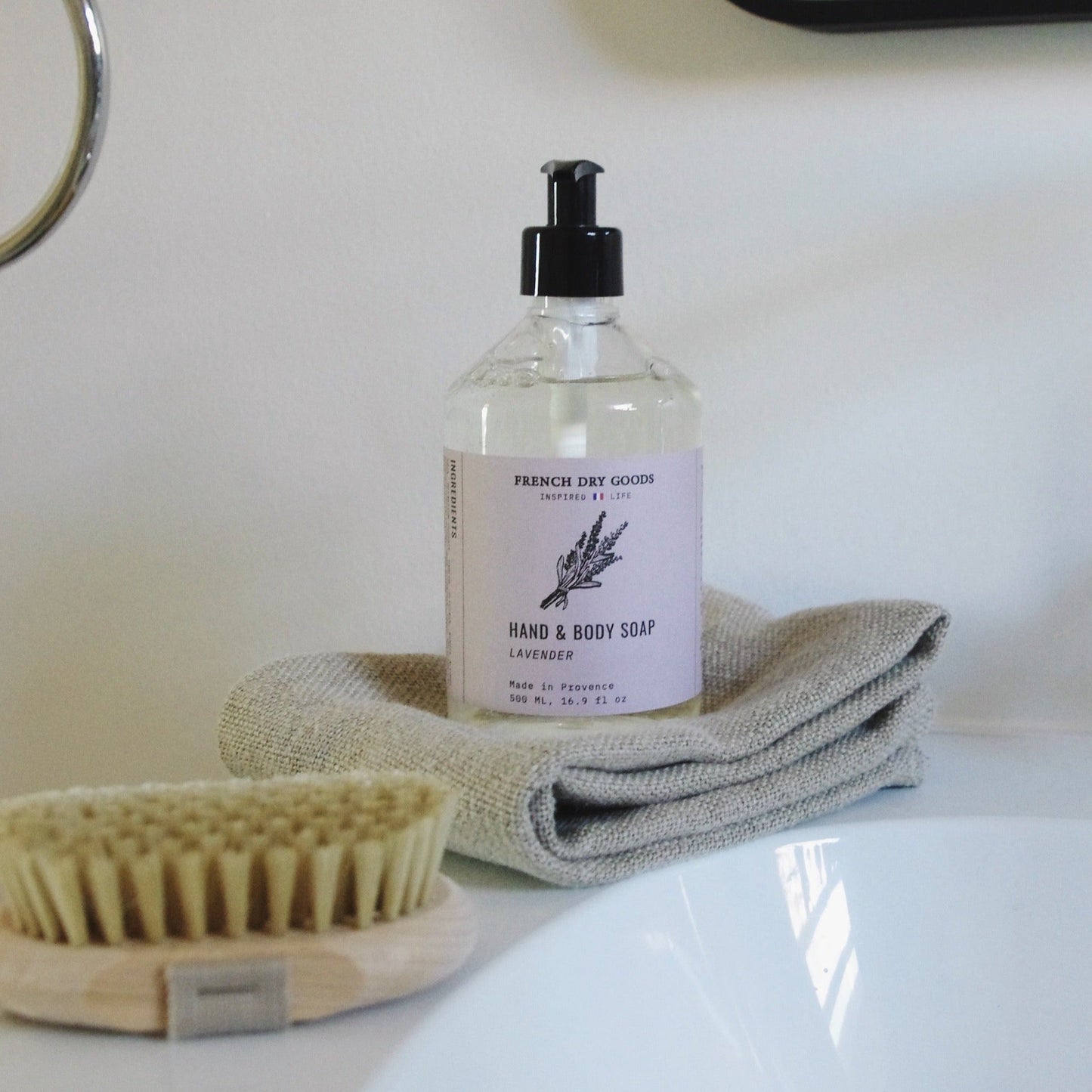 French Dry Goods Liquid Hand & Body Soap--Lavender (500 ML)
