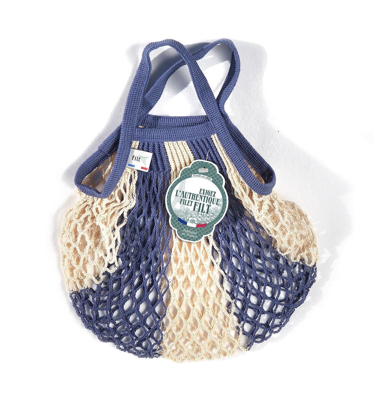 Filt French Market Tote Bag Small in Blue and White (Set of 2) - French Dry Goods