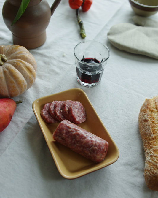 Poterie Renault Rectangular Plate - Large (1.5 L) - Brown