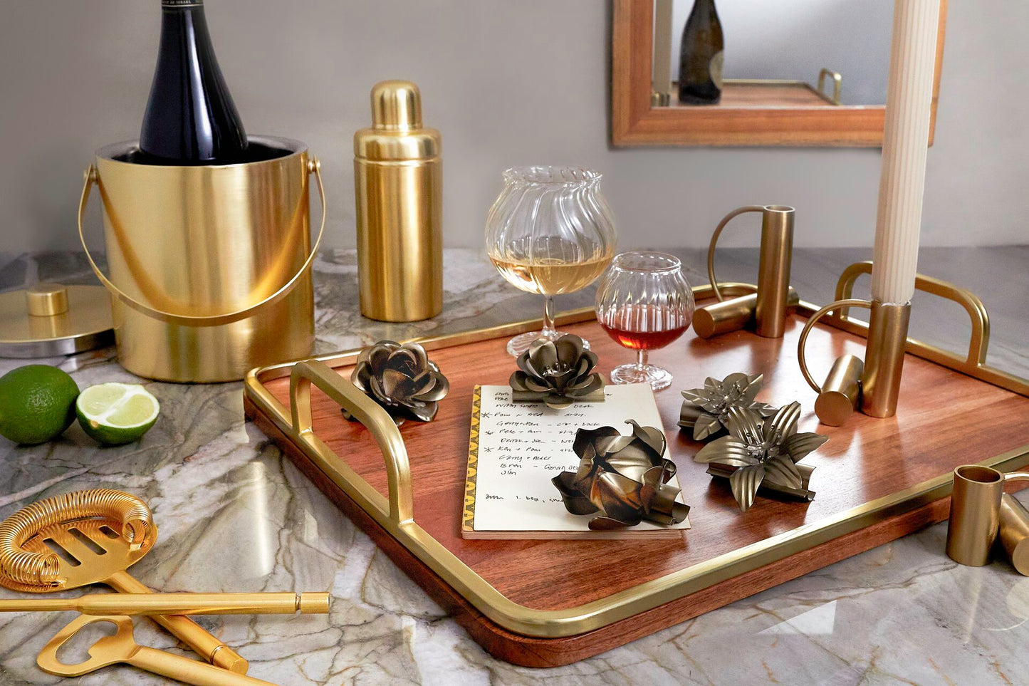 Mariposa Tray, set of 2