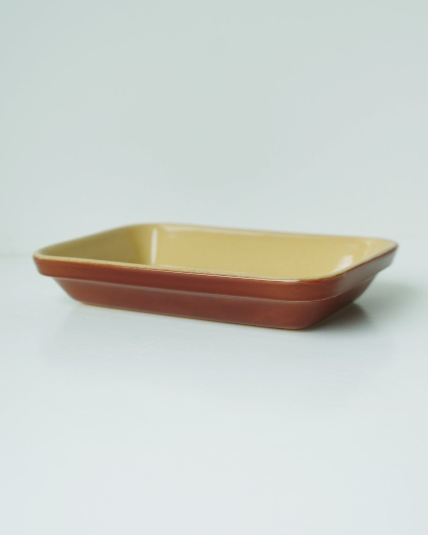 Poterie Renault Rectangular Plate - Large (1.5 L) - Brown
