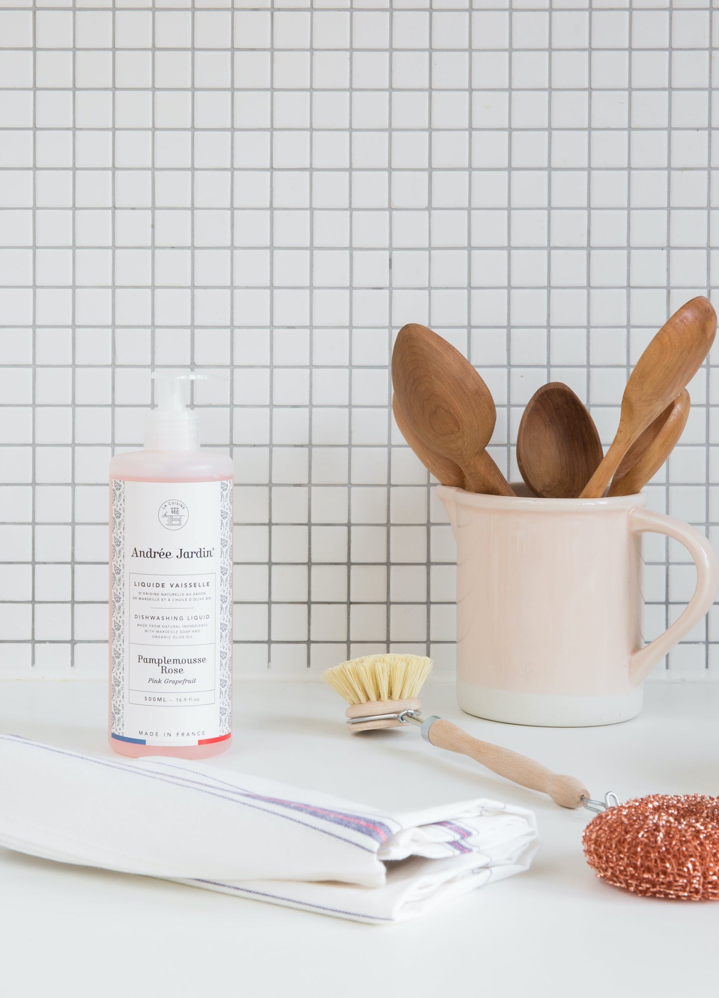 Andrée Jardin Liquid Dish Soap - Grapefruit & Rose 500ml (Set of 2) Andrée Jardin andree-jardin-liquid-dish-soap-grapefruit-rose-500ml-set-of-2 - French Dry Goods