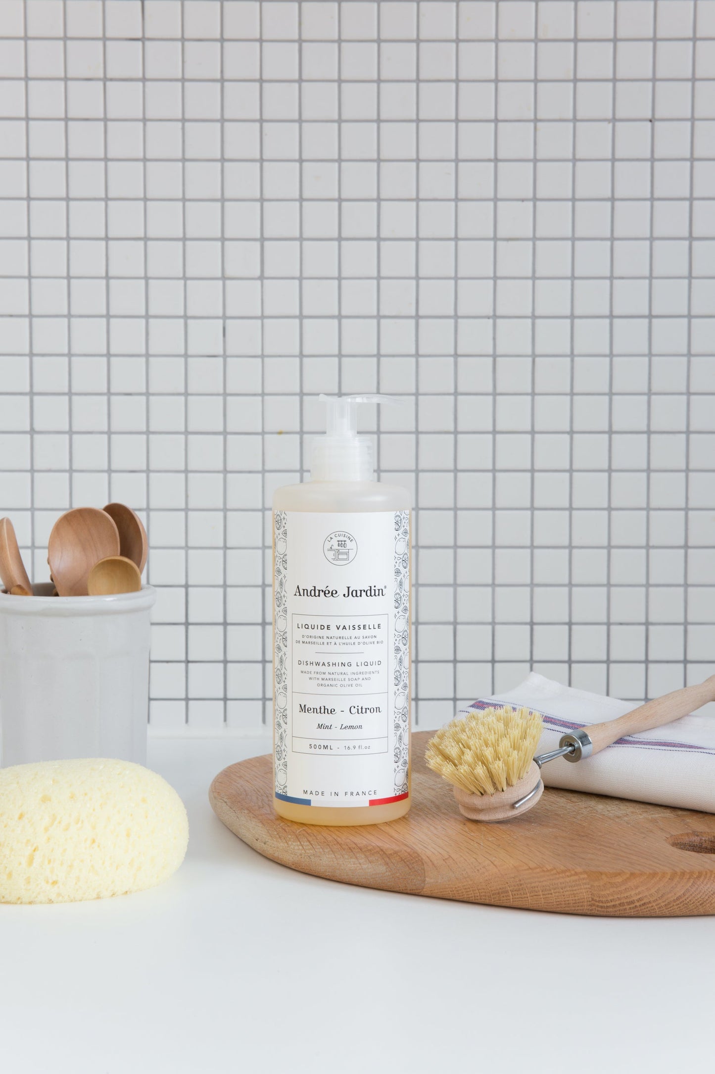 Andrée Jardin Liquid Dish Soap - Mint & Citrus 500ml (Set of 2) Andrée Jardin andree-jardin-liquid-dish-soap-mint-citrus-500ml-set-of-2 - French Dry Goods