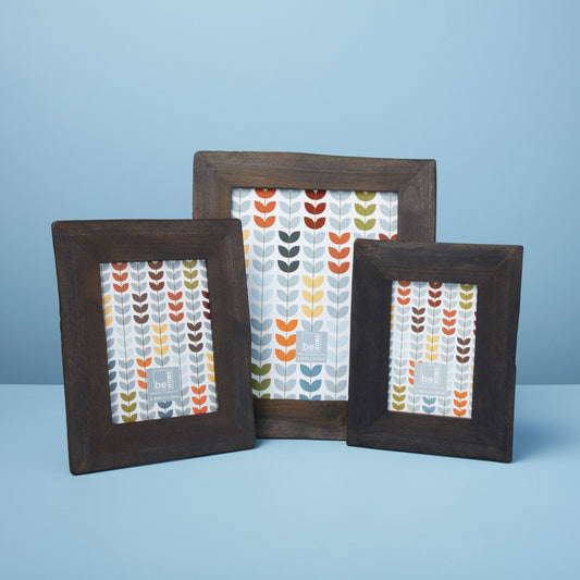 Reclaimed Wood Frame, Black, 8" x 10"