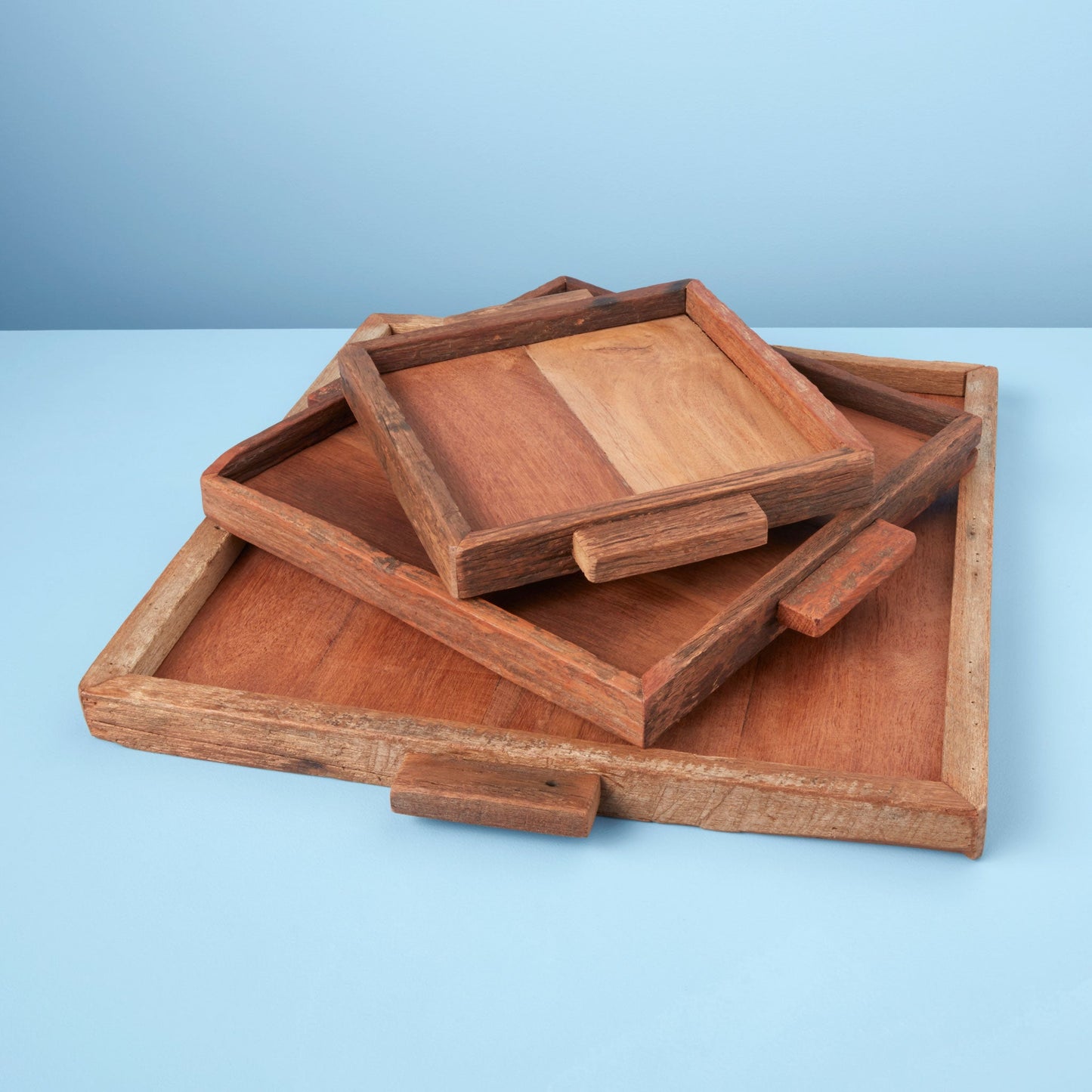 Reclaimed Wood Tray Square, XL