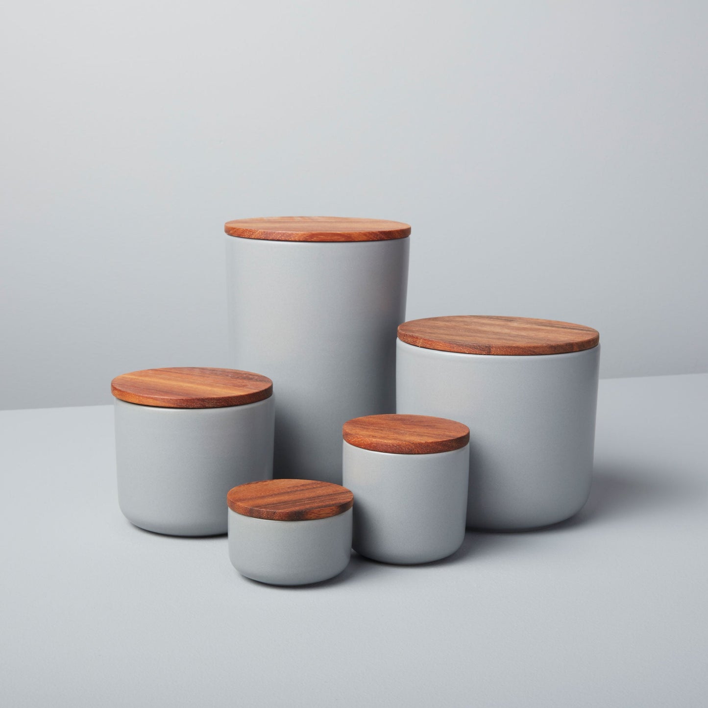 Brampton Stoneware Small Canister, Storm