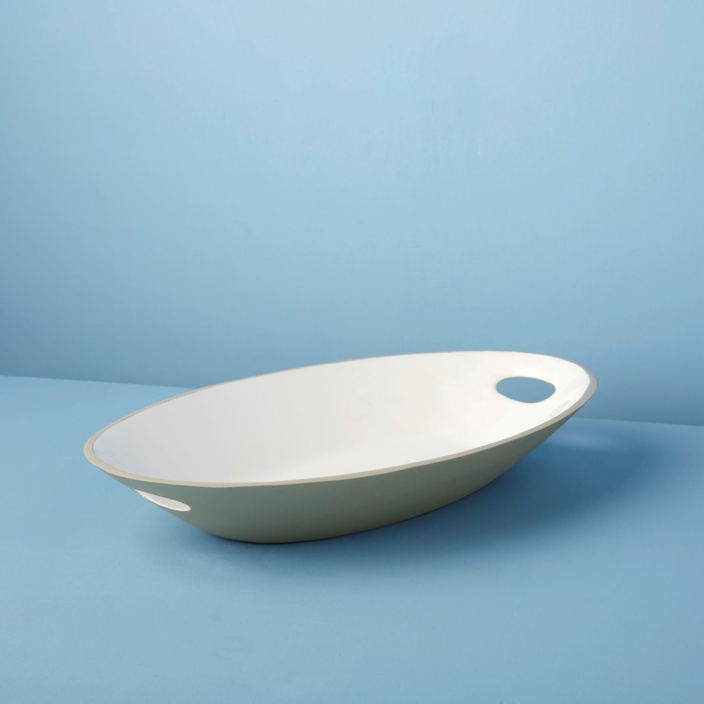 Easton Handled Dish, Dove