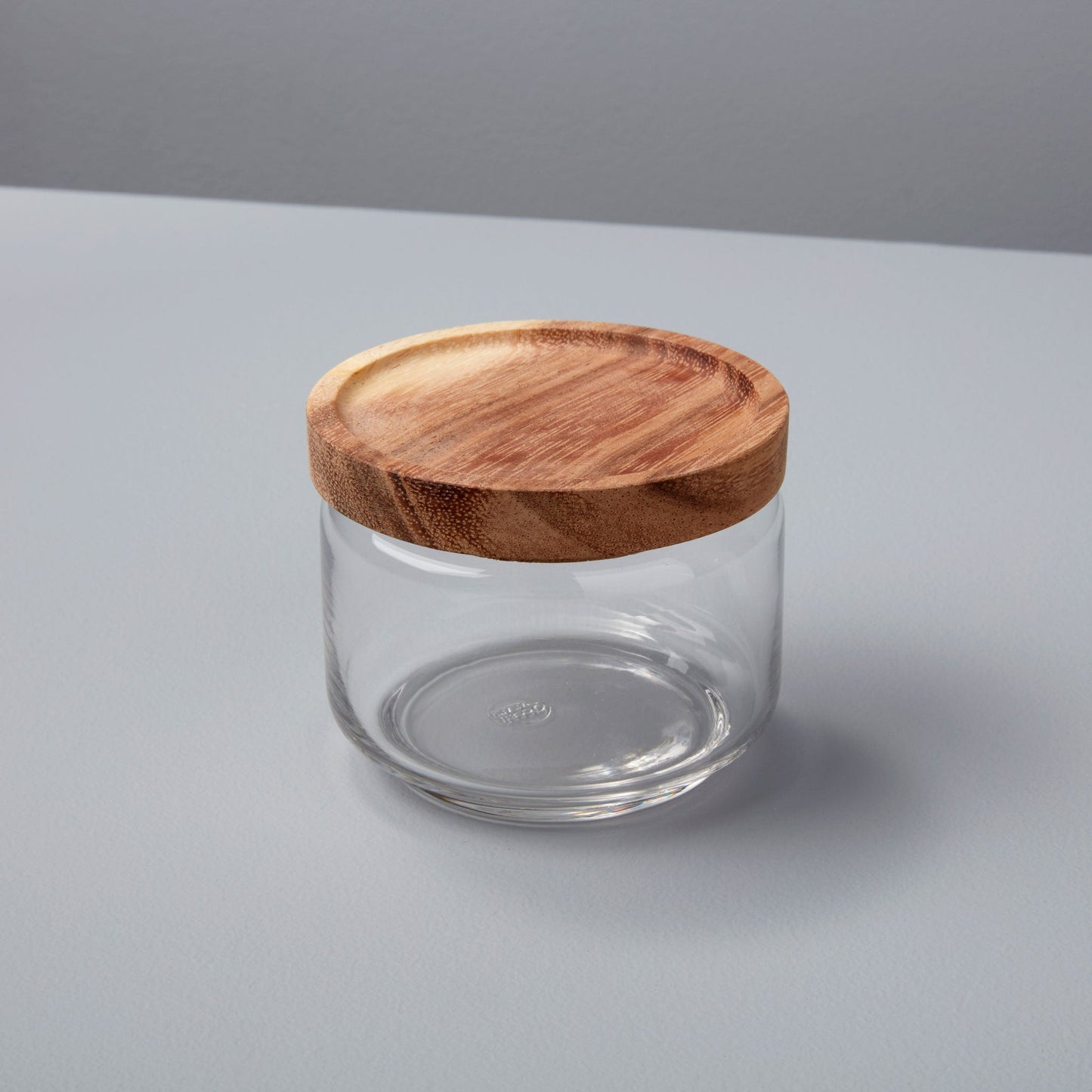Glass & Acacia Canister, Small