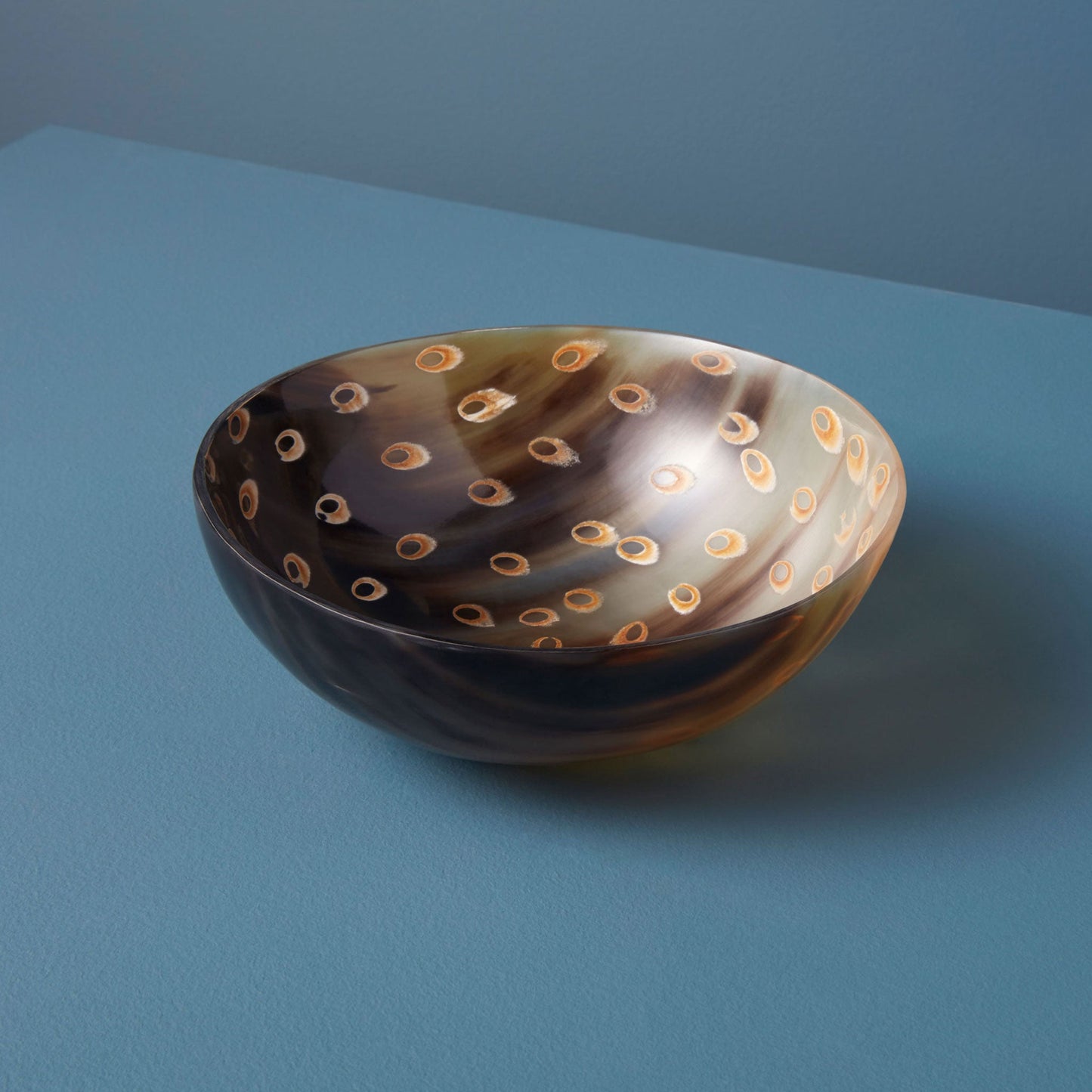 Peacock Horn Bowl, Large