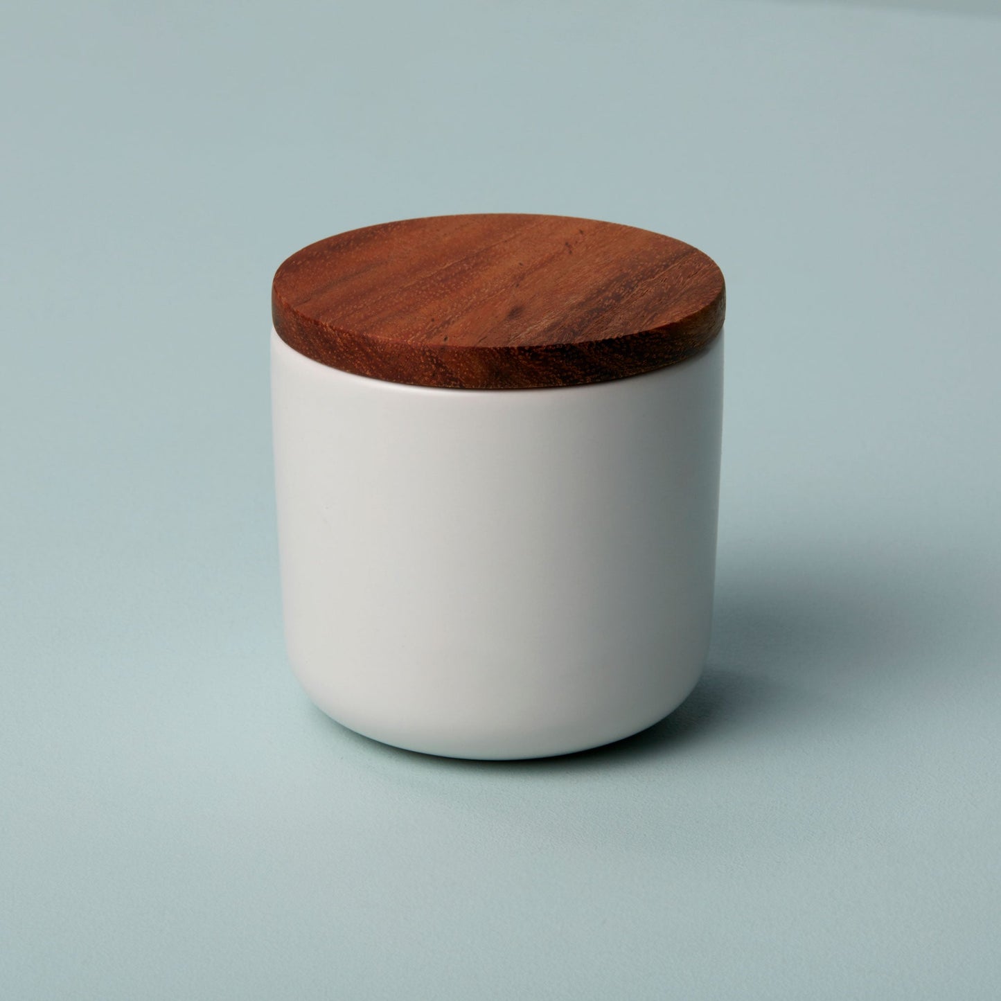 Brampton Stoneware Small Canister, White