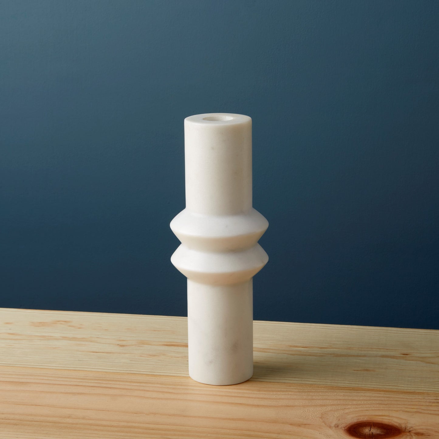 Aruna Marble Candlestick, Tall