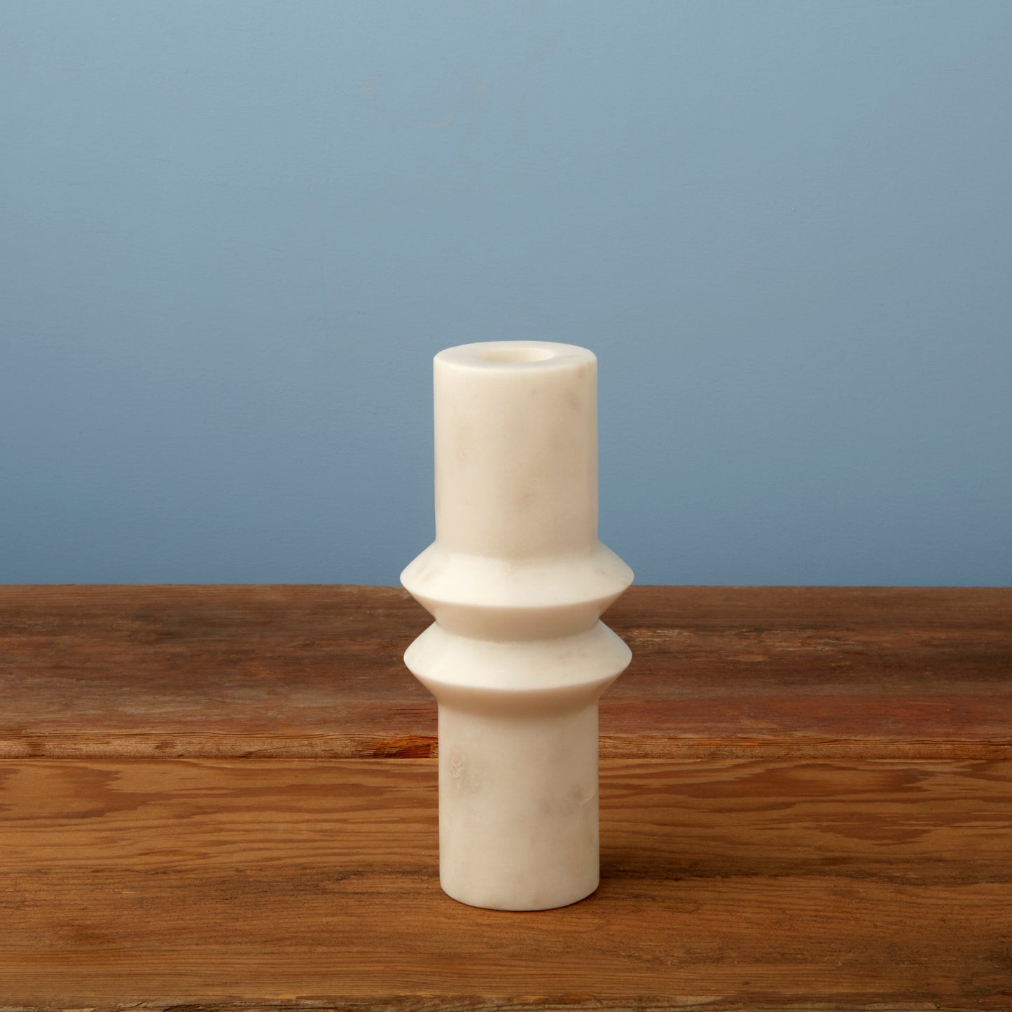 Aruna Marble Candlestick, Medium