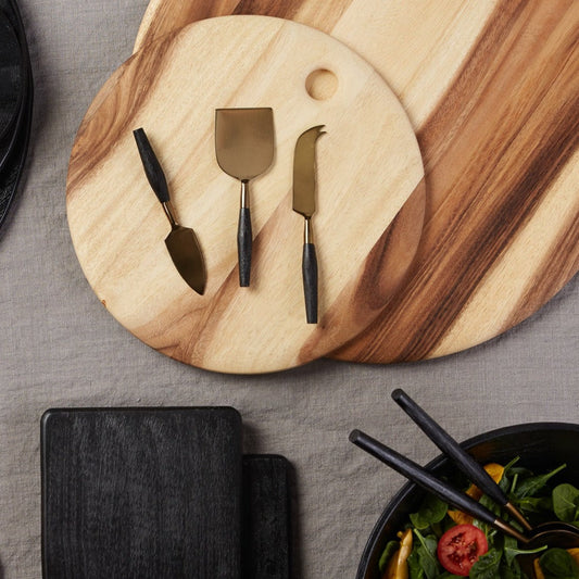 Arendal Aged Bronze Cheese Set