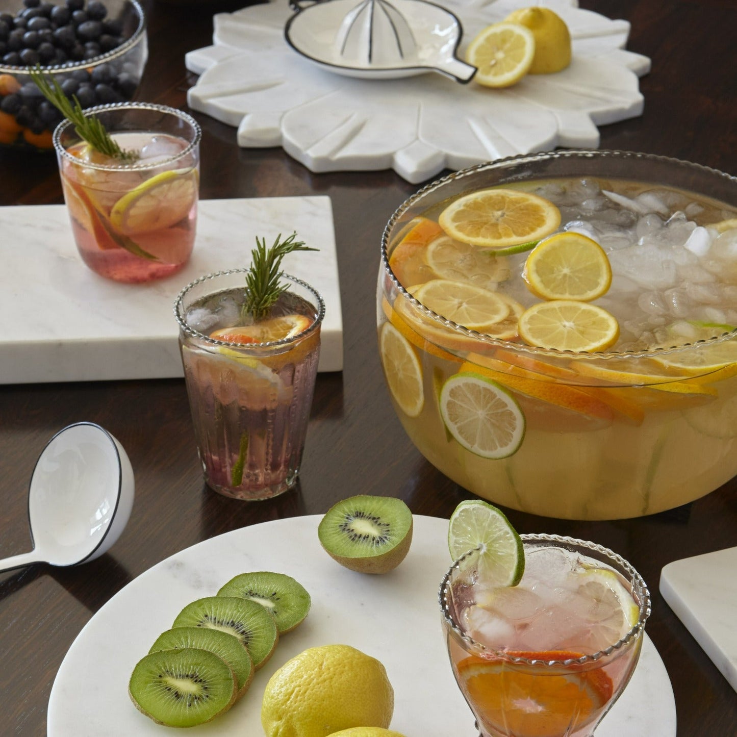 Ruffle Glass Bowl, Large