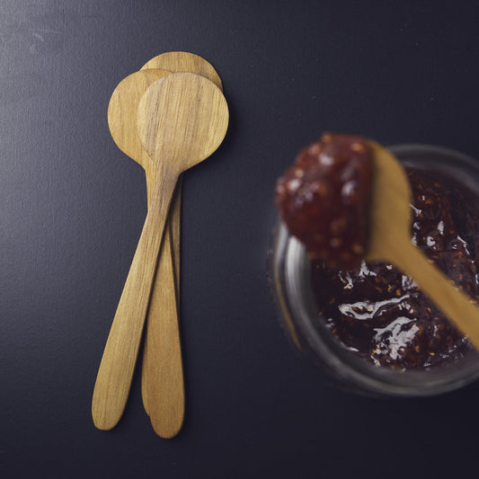 Teak Round Spreaders, Set of 4