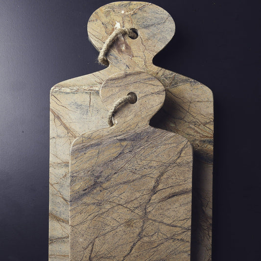 Forest Marble Rectangular Board with Handle, Large