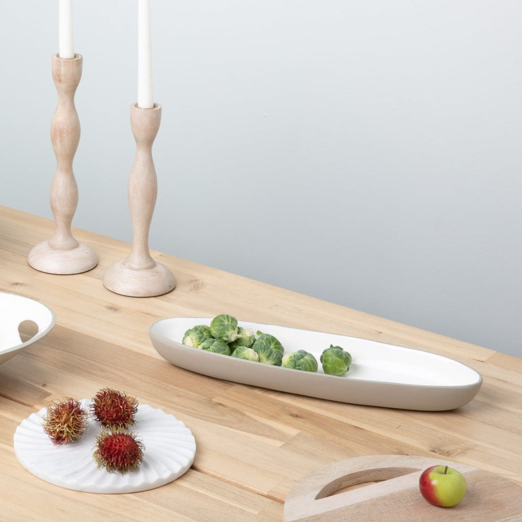 Easton Oval Dish, Dove