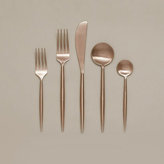 Rosé Flatware Set