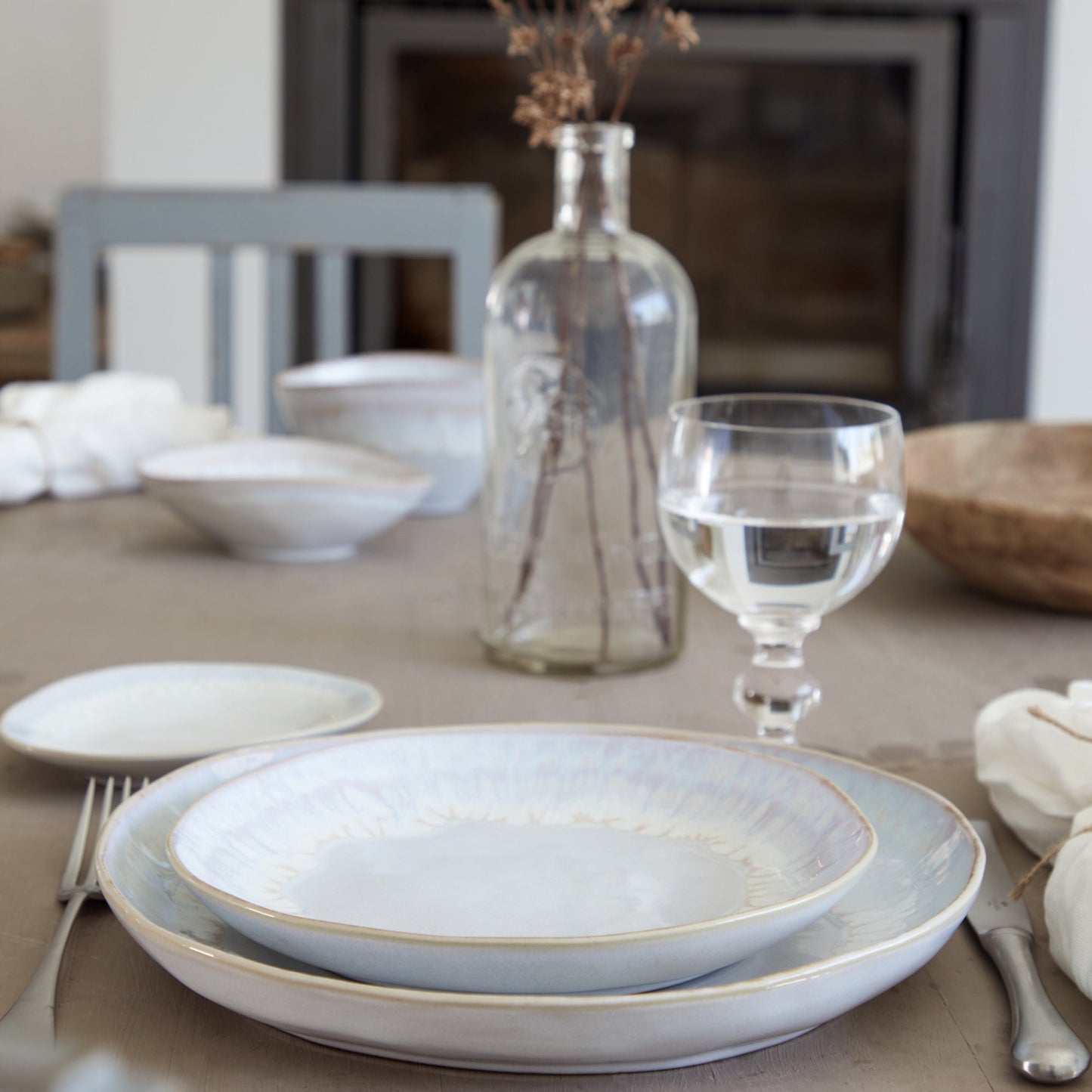 Brisa Dinner Plate, Sal, Set of 6