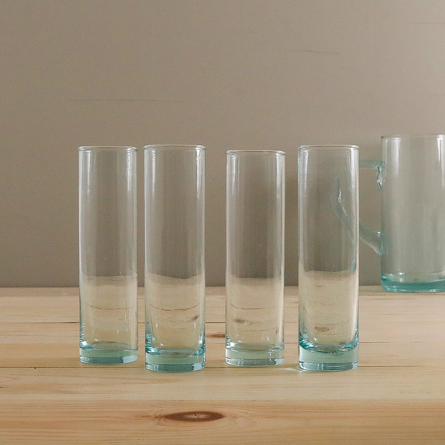 Premium Recycled Stemless Champagne Flute, Set of 4