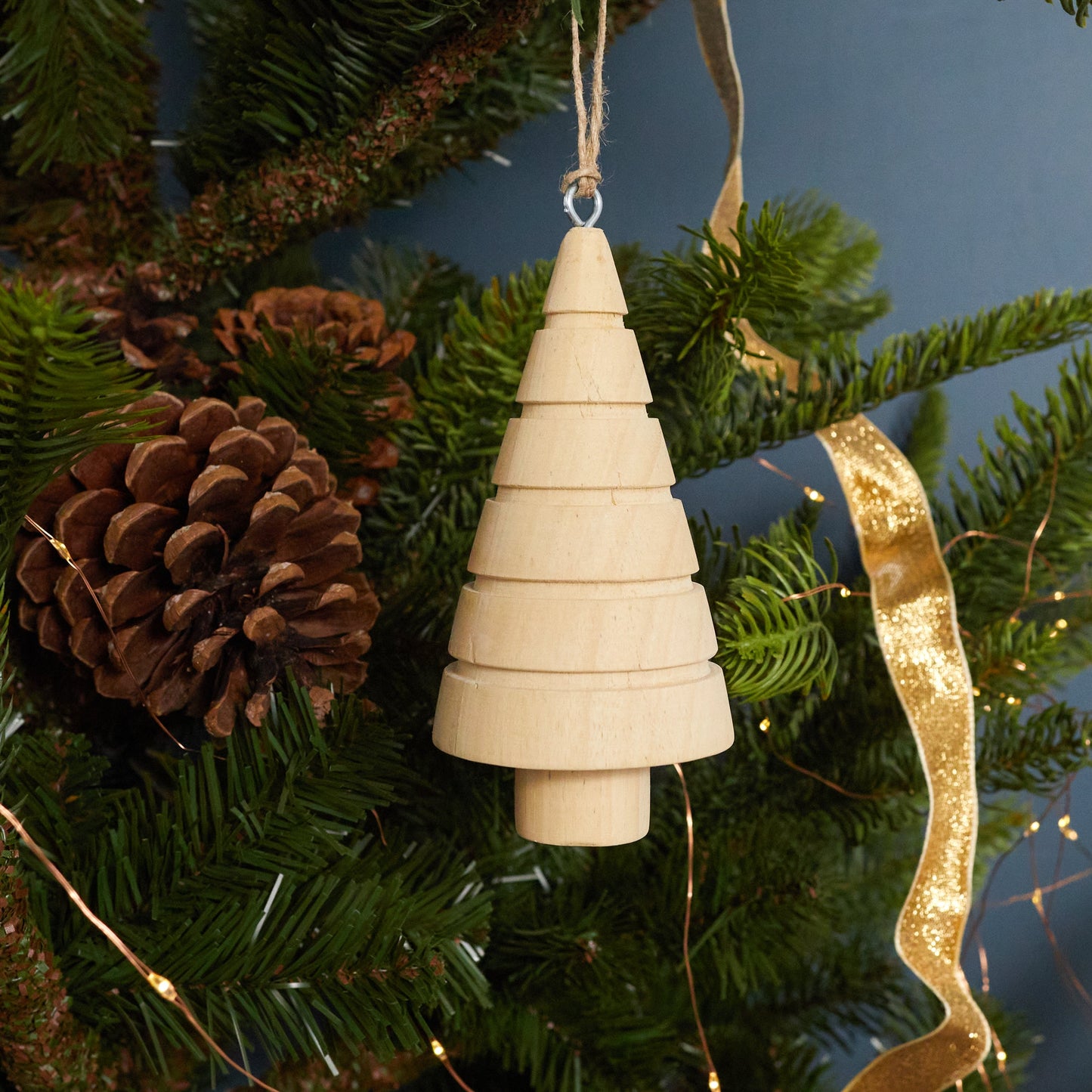 Pine Lines Tree Ornament