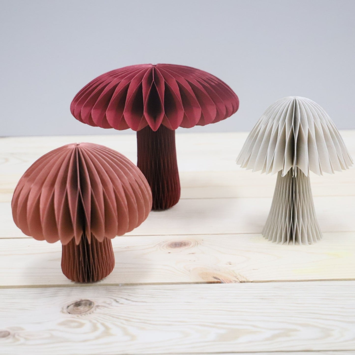 Recycled Paper Toadstool Mushroom