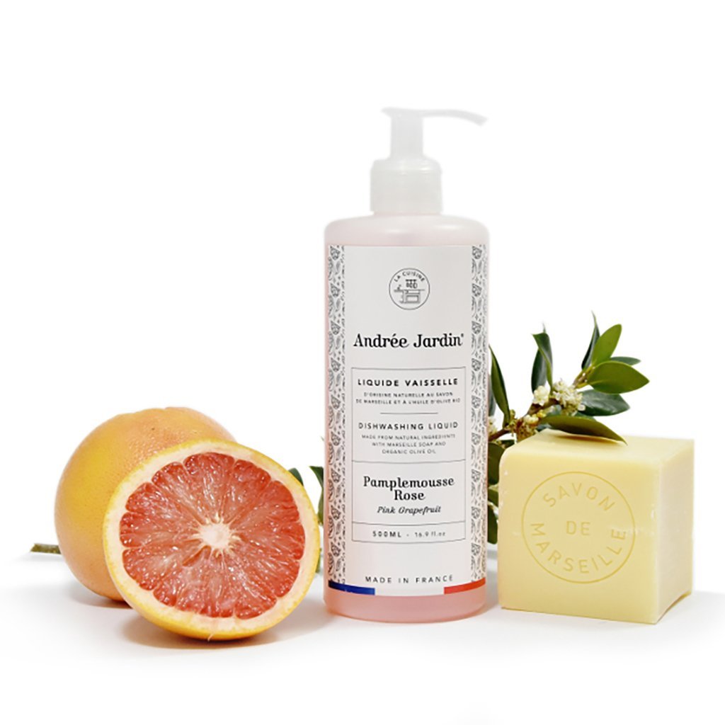 Andrée Jardin Liquid Dish Soap - Grapefruit & Rose 500ml (Set of 2) Andrée Jardin andree-jardin-liquid-dish-soap-grapefruit-rose-500ml-set-of-2 - French Dry Goods