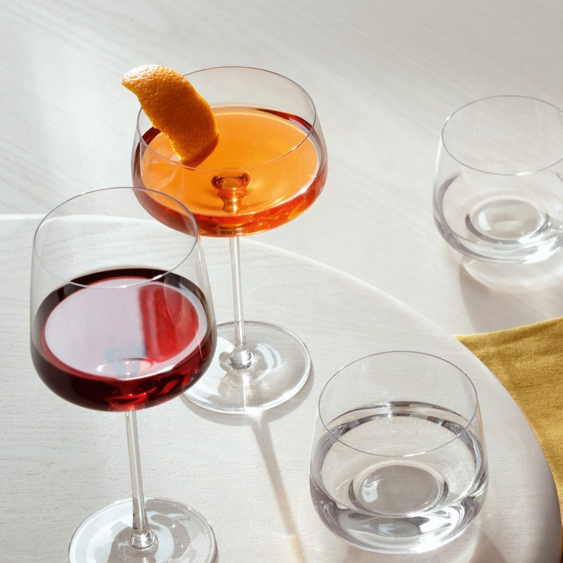Metropolitan Champagne Saucer, Set of 4