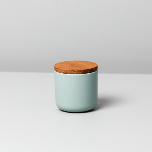 Brampton Stoneware Small Canister, Seaglass