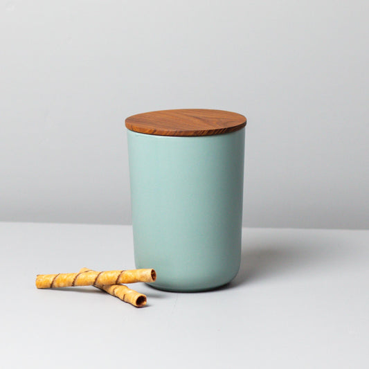 Brampton Stoneware Extra Large Canister, Seaglass